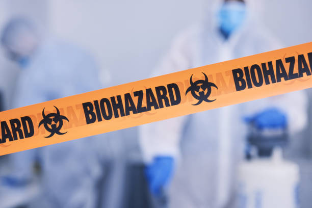 Professional Biohazard Cleanup technician working in North Stratford, NH